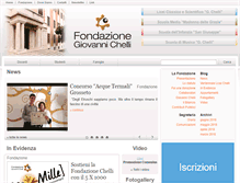 Tablet Screenshot of fondazionechelli.org